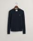 Preview: Gant Zopfstrick Rundhalspullover navy