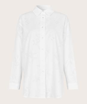 Masai MaIdette Oversized Bluse mit Webmuster