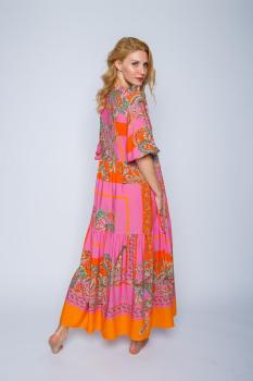 Emily Boho Maxikleid mit Paisleymuster