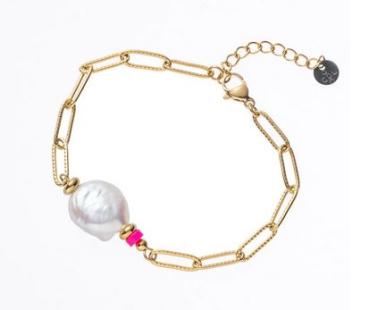 Go Dutch Label | Armband Pink Pearl