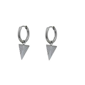 Go Dutch Label | Ohrhänger silber- Triangle Hoop