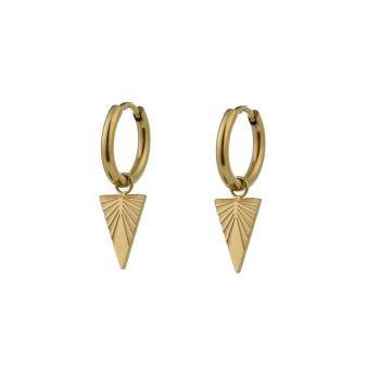 Go Dutch Label | Ohrhänger gold- Triangle Hoop