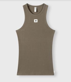 10 Days Tank Top Rib khaki