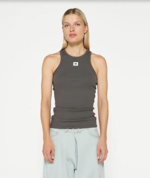 10 Days Tank Top Rib oil grey