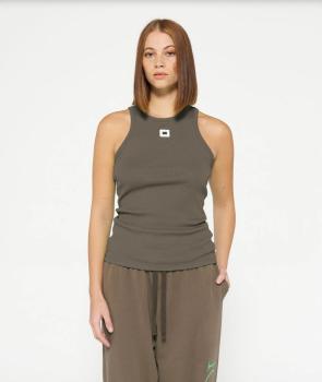 10 Days Tank Top Rib khaki