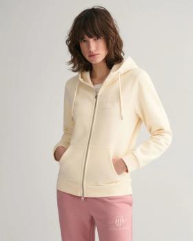 Gant Tonal Shield Sweatjacke linen