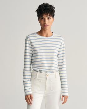 Gant Longsleeve mit Streifen dove blue