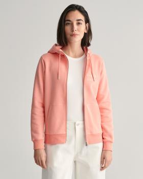 Gant Tonal Shield Sweatjacke koralle