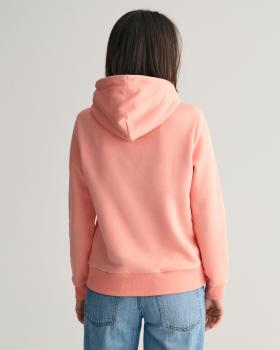 Gant Tonal Archive Shield Hoodie koralle