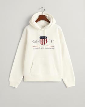 Gant Archive Shield Hoodie eggshell