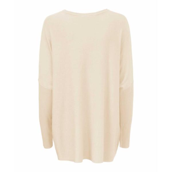 Masai MaFanasi oversized Strickpullover creme