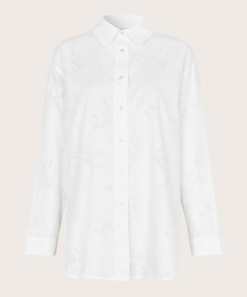 Masai MaIdette Oversized Bluse mit Webmuster