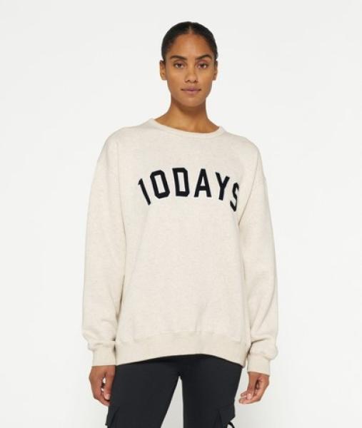 10 Days Sweater grau meliert