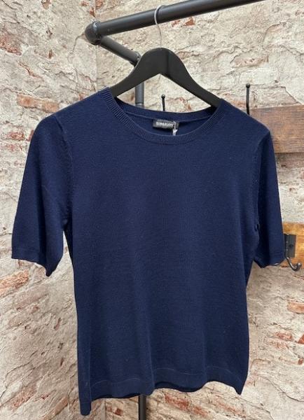 S. Marlon Strick T-Shirt navy