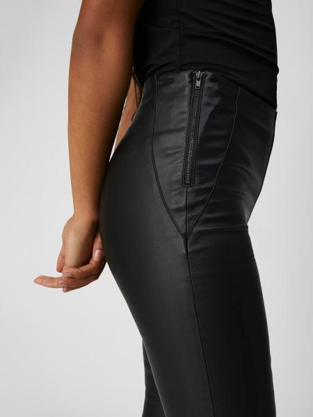 Object Leggings in Lederoptik schwarz