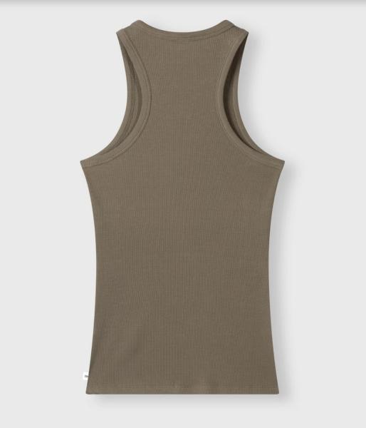 10 Days Tank Top Rib khaki