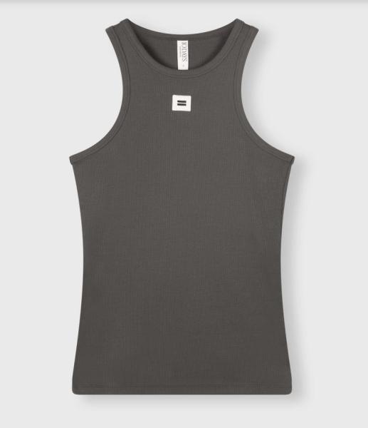 10 Days Tank Top Rib oil grey