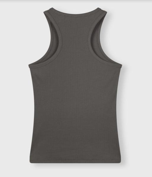 10 Days Tank Top Rib oil grey